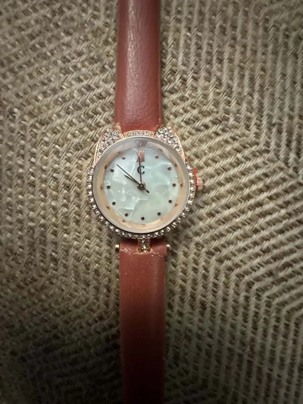 Charming Charlie brown watch